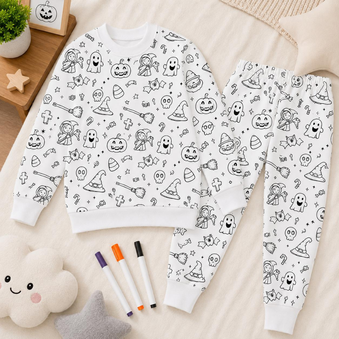 Halloween Ghosts pajama design